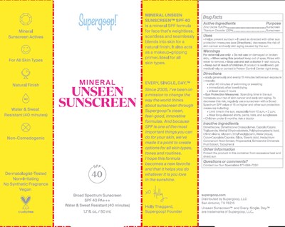 Carton (Mineral Unseen Sunscreep Spf 40 50 mL Carton)